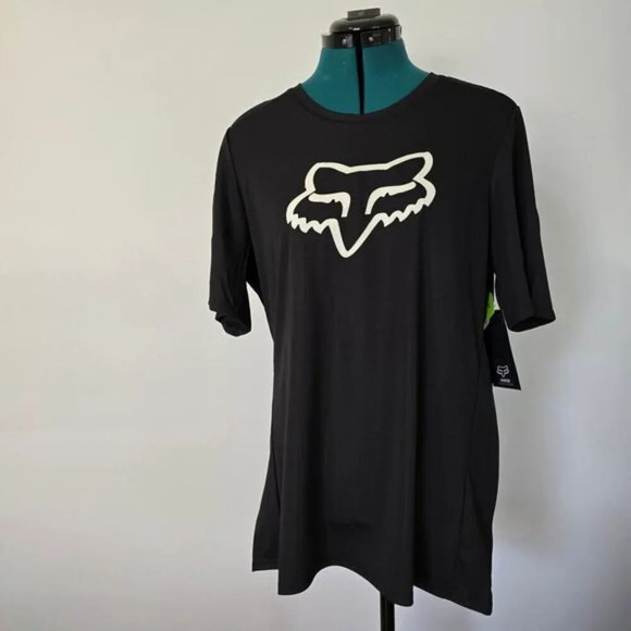 Fox Racing Ranger Short Sleeve Foxhead Jersey in Black - Size Extra Large - Picture 3 of 11